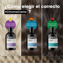 CHAMPÚ CHROMA CREME AZUL SERIE EXPERT 300ML DE L'OREAL PROFESSIONNEL